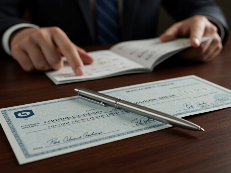 Cashier’s Check vs. Manager’s Check: Which One to Choose? - Verified by FangWallet